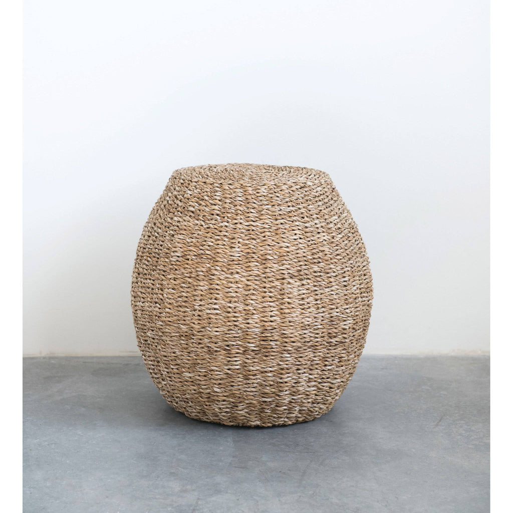 Handwoven Seagrass Stool D237461