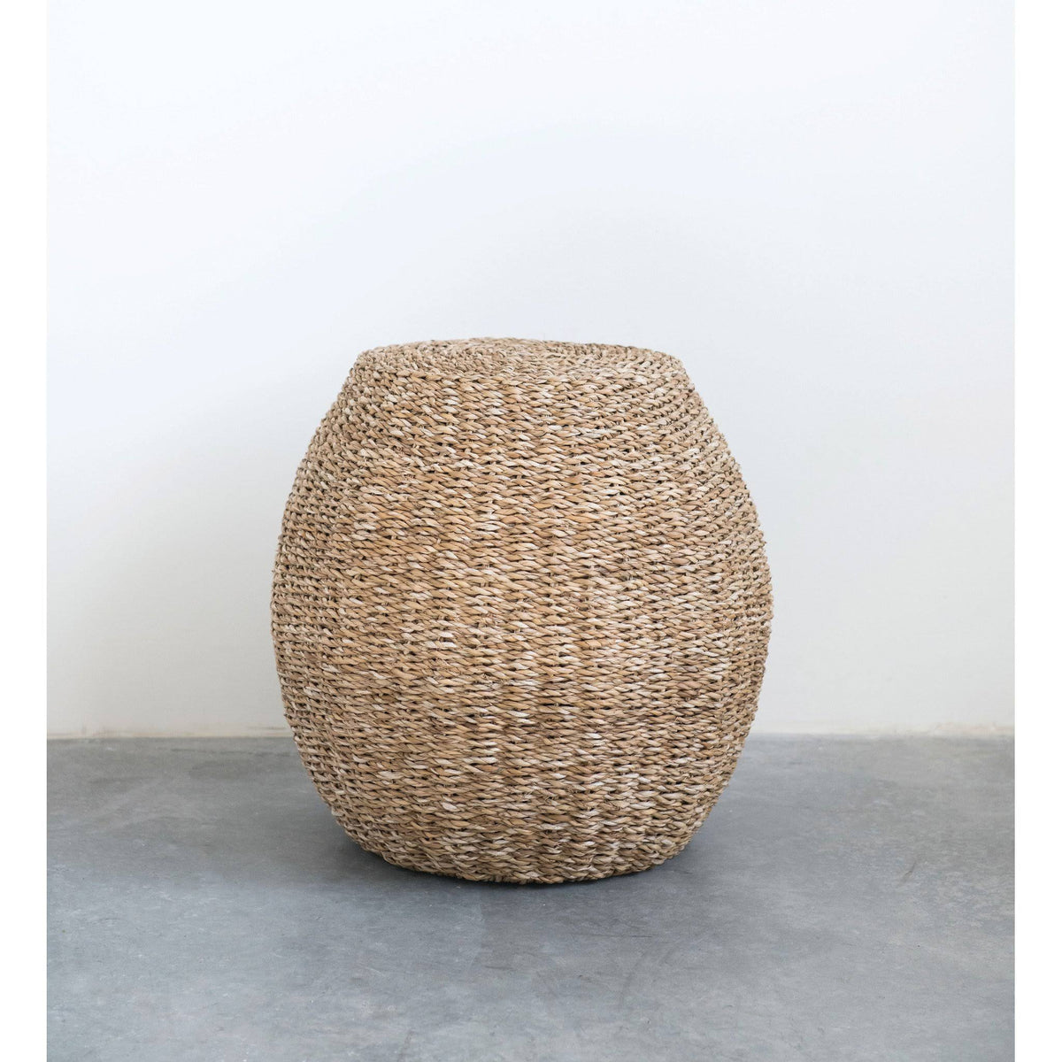 Handwoven Seagrass Stool D237461