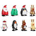 8pcs Christmas Wind Up Walking Toys V7347