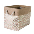 Brown Bronze Rectangular Storage Basket Q655