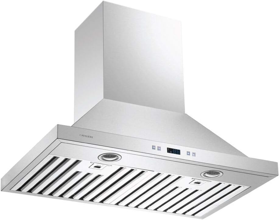 30 Range Hood Wall Mounted Brushed Stainless Steel Vent 900CFM J746576
