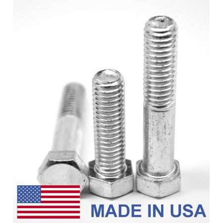 1/2-20 x 3 1/2 Fine Thread Grade 5 Hex Cap Screw, Medium Carbon Steel Zinc Plated, Pk 75 I1065