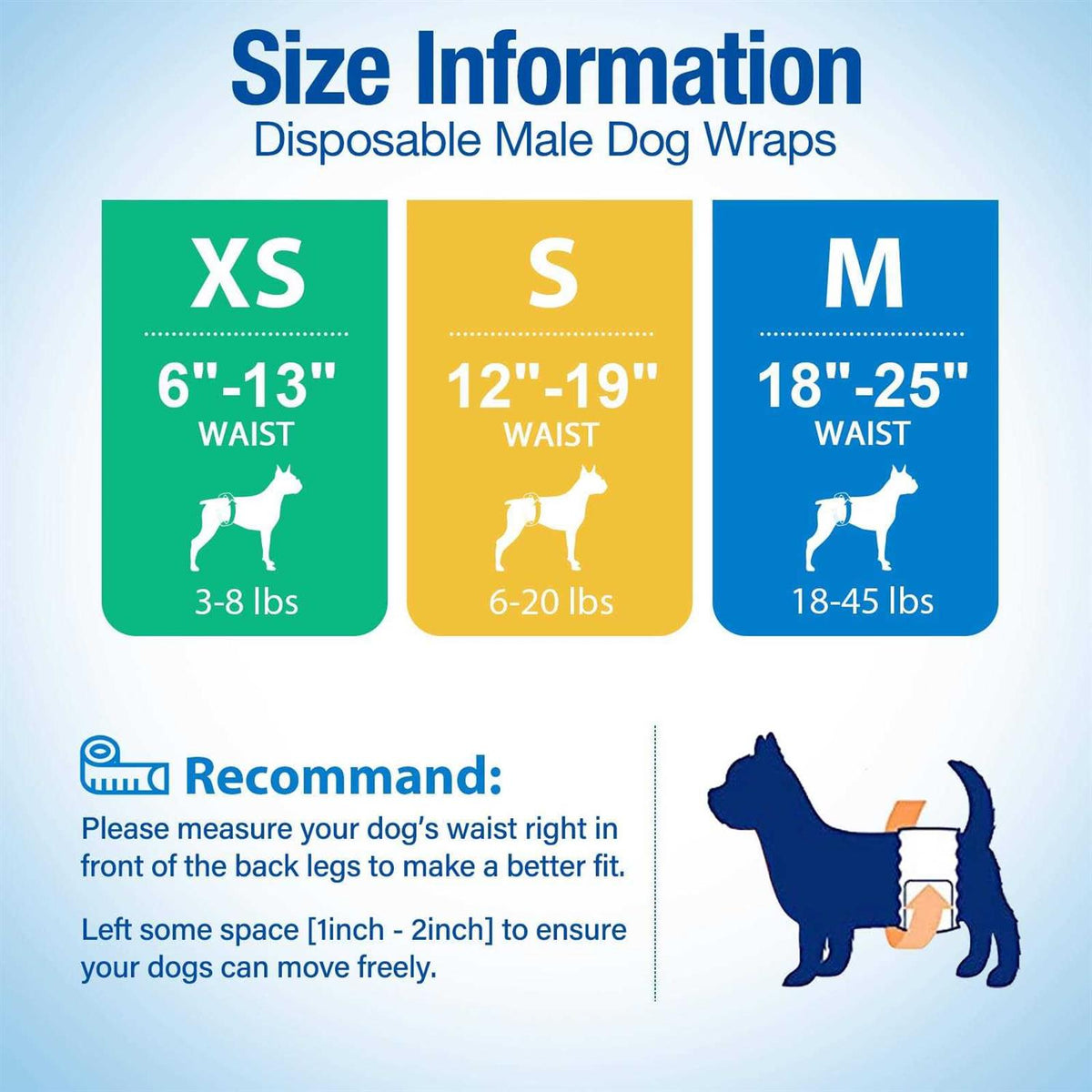 Soft Disposable Male Dog Wraps H388417