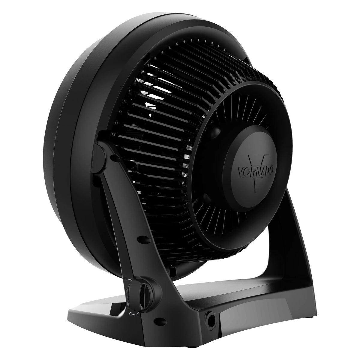 Black Whole Room Air Circulator Floor Fan I379