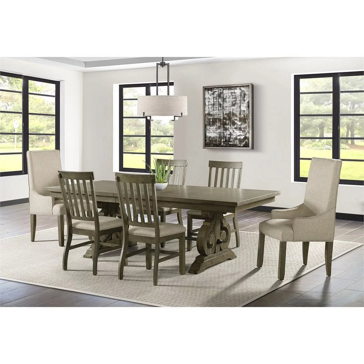 Gray Dining Table X2368