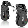 Black 5.8 Wireless Guitar Transmitter Receiver 4 Channels Q40351