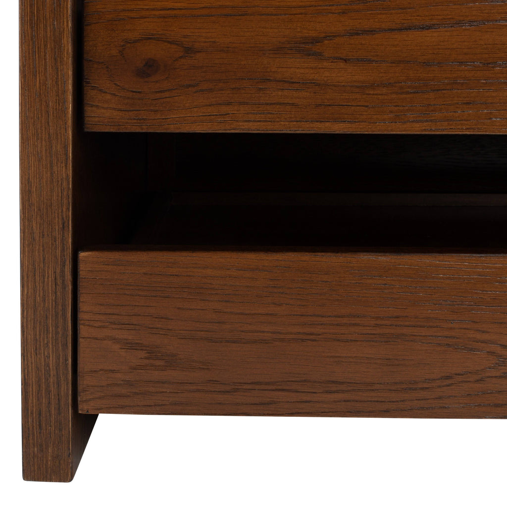 Grey/Walnut Storage Bench O2719