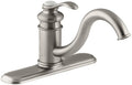 Vibrant Brushed Nickel Kitchen Sink Faucet I96225