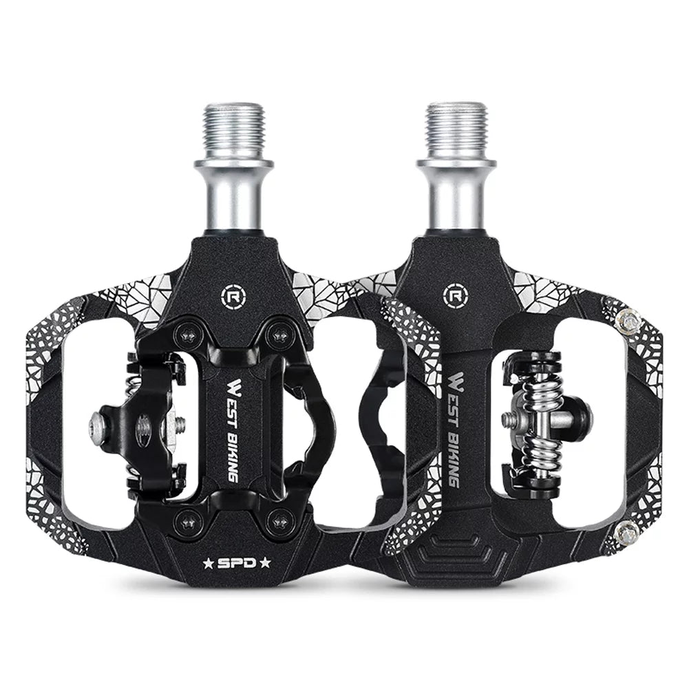 MTB Bike Pedals Dual Platform SPD Clipless Bearing B7814