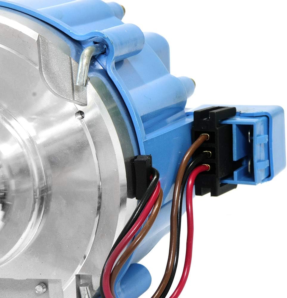 HEI Ignition Distributor for Small Block Ford 351W 5.8L 8 Cylinder with Blue Cap Pack of 2 Y726352