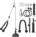 Fitness Pulley System with Tricep Rope, LAT Pull Down Bar L81642