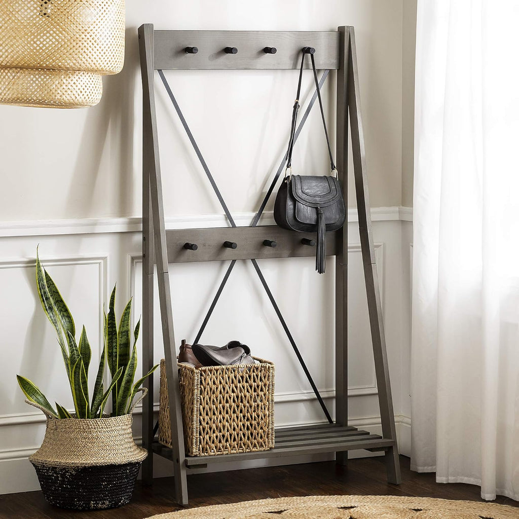 Brown 4 Shelves Wood Bookcase X41997
