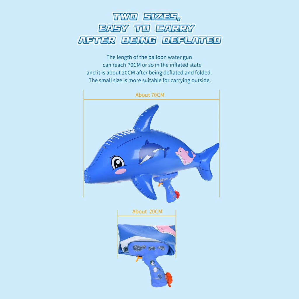 Blue Dolphin Inflatable Pool Party Balloon Hammer U990