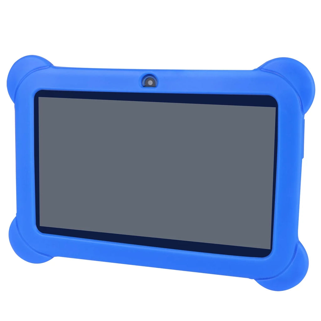 Kids Safe 7" Quad-Core Tablet 512M+8GB WIFI Dual Cameras Kid-Proof Case (Blue) Y668