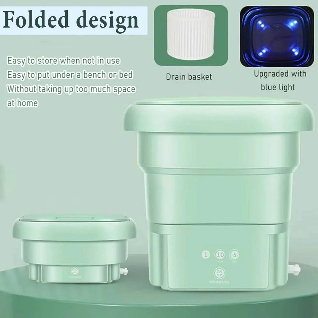 Foldable Mini Washing Machine 3 Speeds Timed O2499