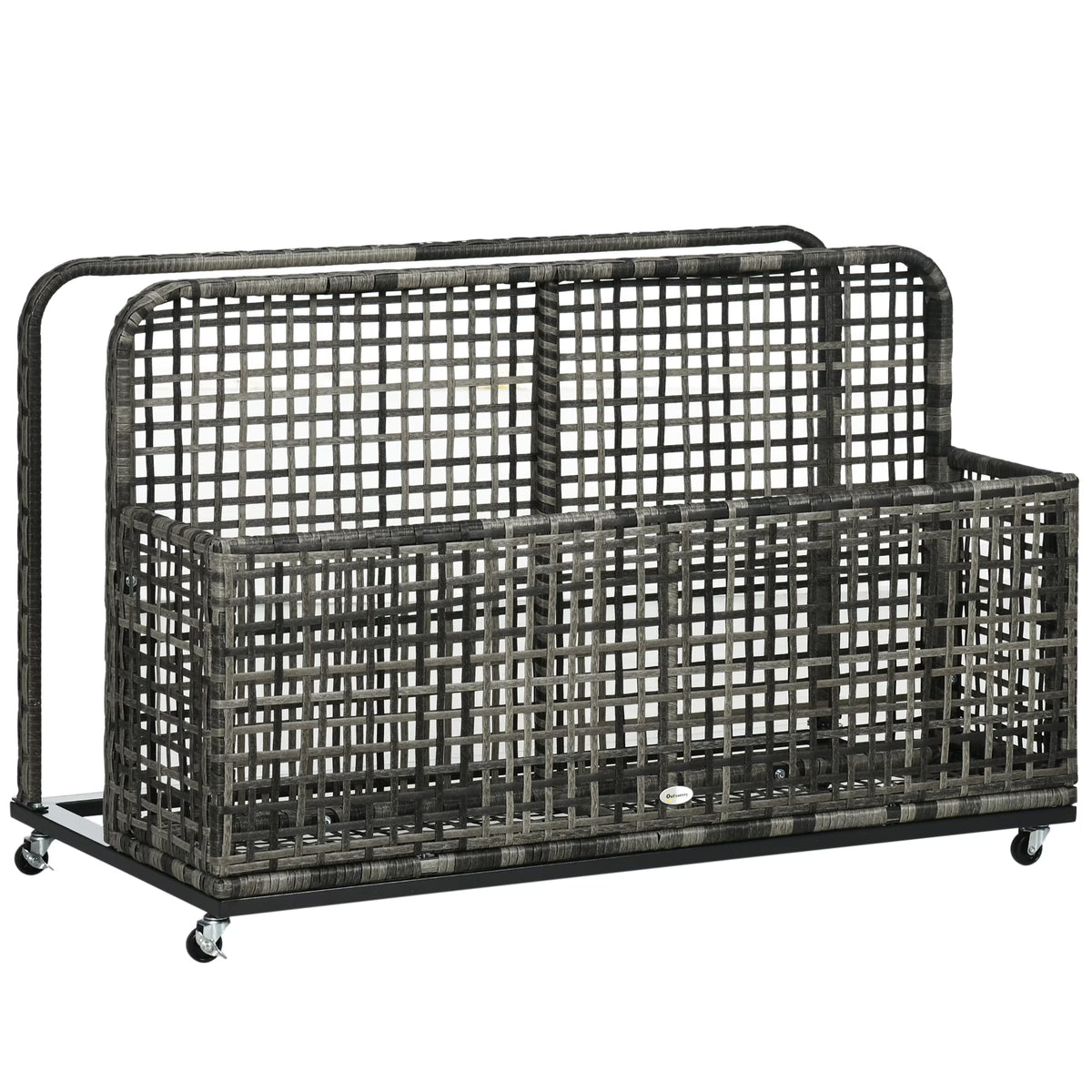 Dark Grey Pool Float Storage with Wheels D16486