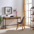 Brown Mahogany Writing Desk with 2 Drawers S560228