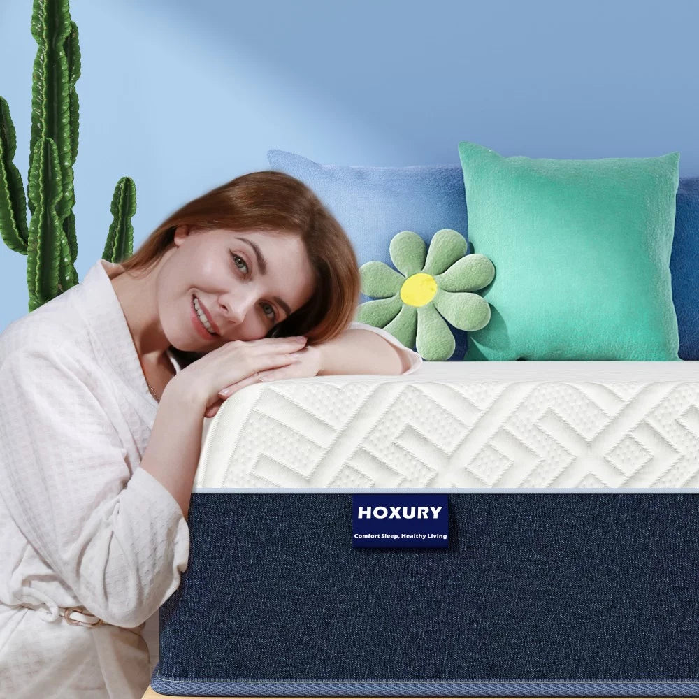 14 Inch Green Tea Memory Foam King Size Mattress Q45003