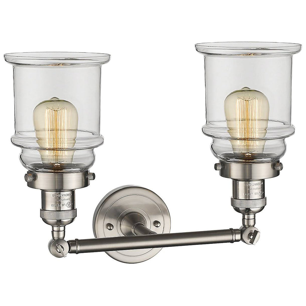 2 Light Brushed Satin Nickel Bath Vanity Light Y7879