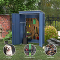 Blue Metal Outdoor Storage Shed S6791