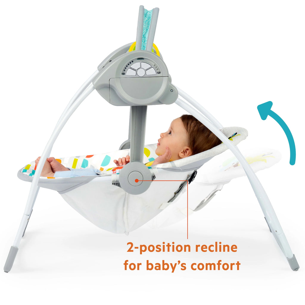 Portable Compact Baby Swing with Toys X917