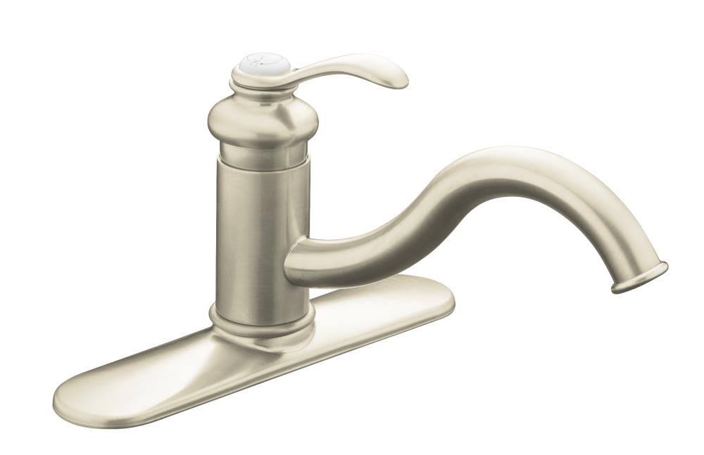 Vibrant Brushed Nickel Kitchen Sink Faucet I96225