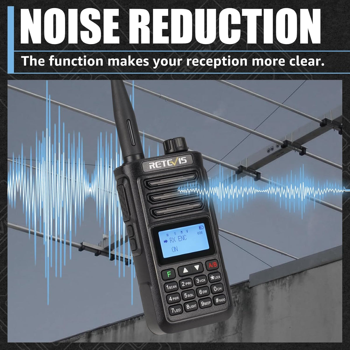Ham Radio Dual Band Radio Bundle with Two Way Radio Headset D456