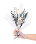 Dried Floral Bouquet White 12″ x 6″ A355060