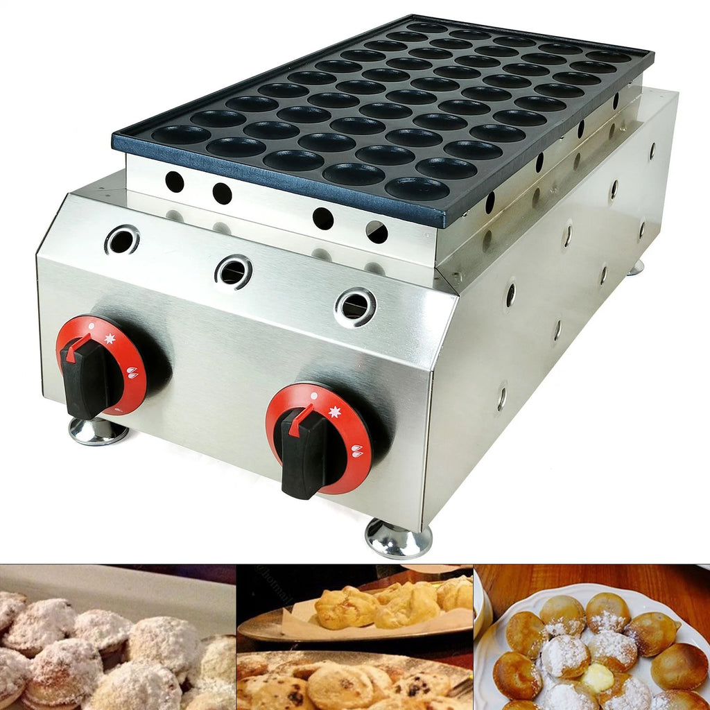 50 Holes Nonstick LPG Dutch Pancakes Baker N9605