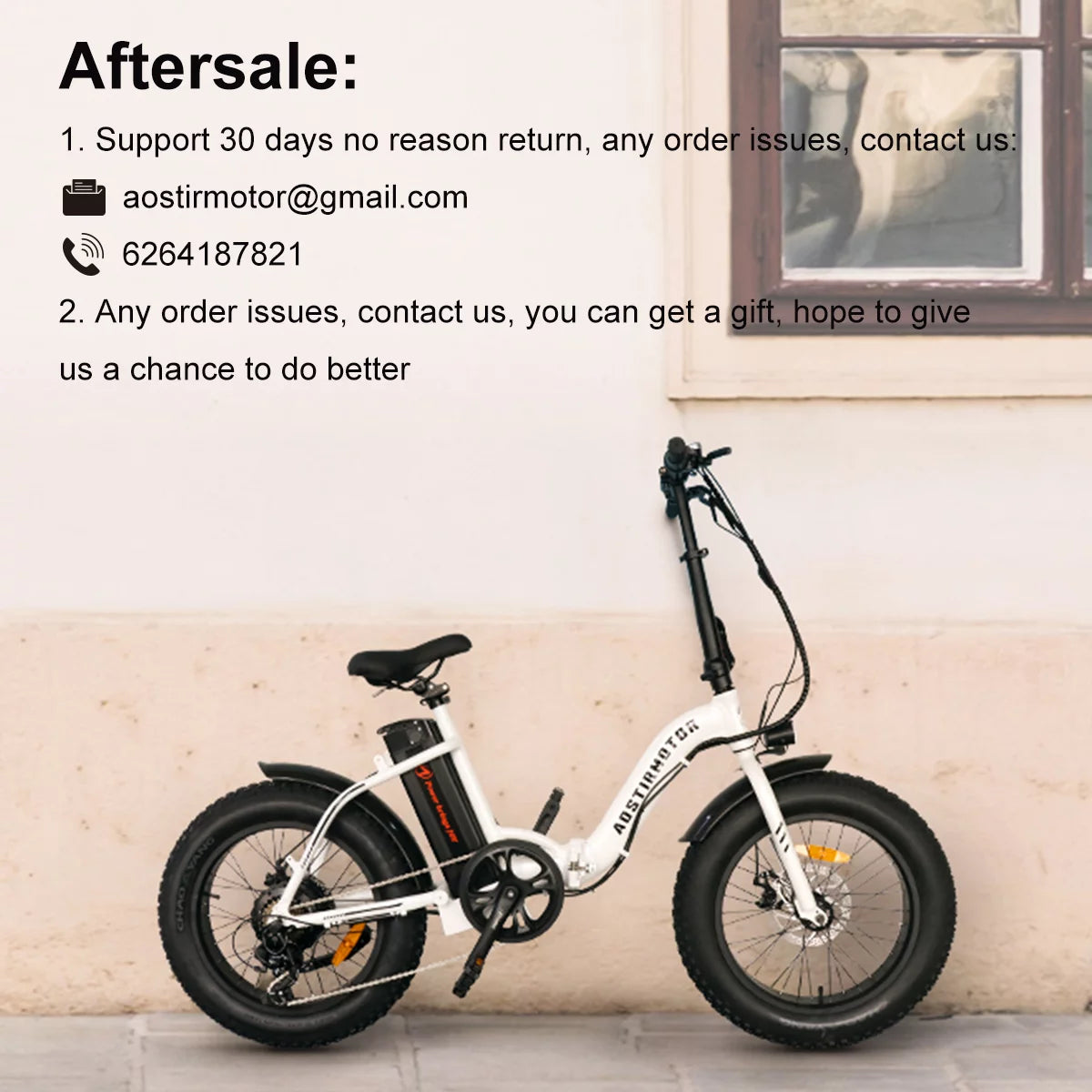 Folding Electric Bike 20 inch Fat Tire 500W 36V 13AH V7739