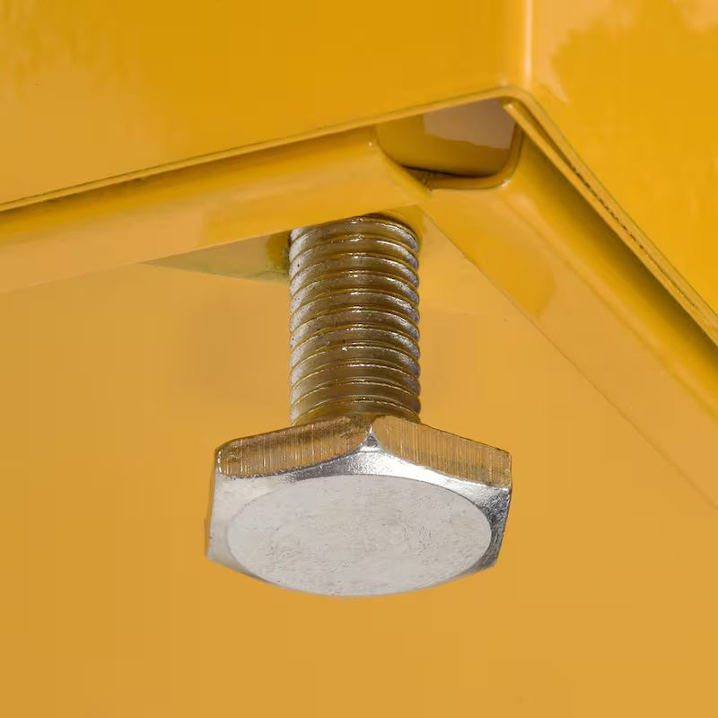 Yellow Steel Freestanding Garage Cabinet X8920