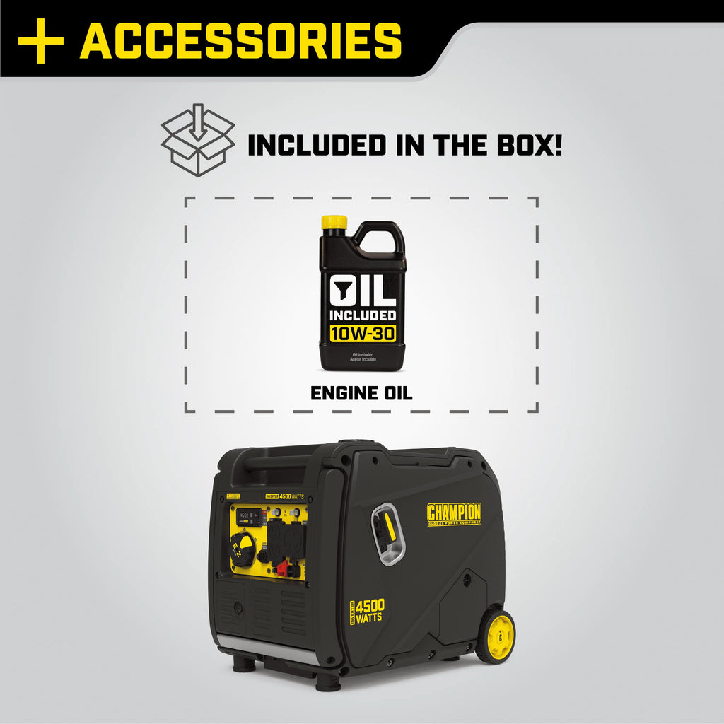 4500-Watt Portable Inverter Generator Y1267