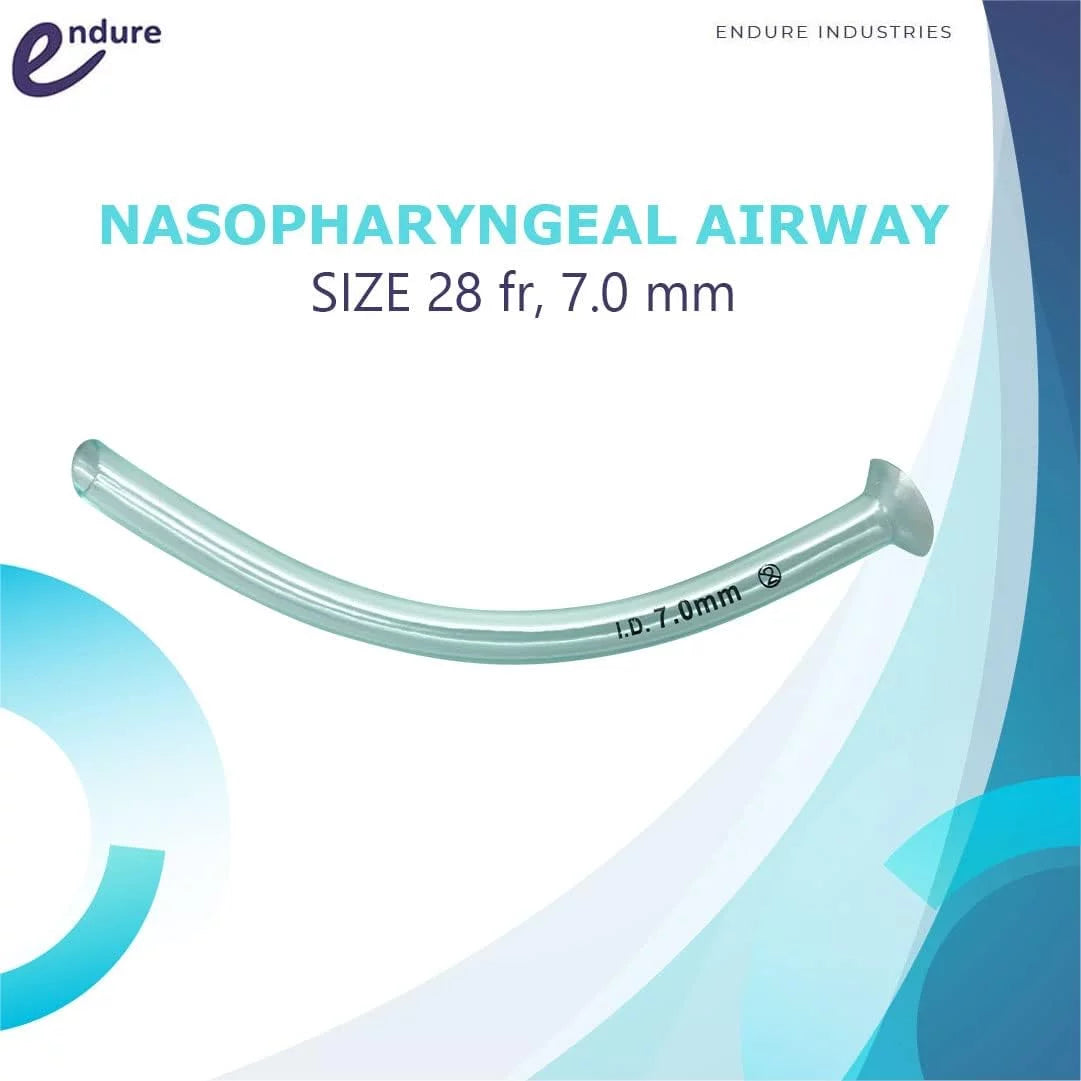 Naso Airway Tube with Lubricating Jelly, Box of 10 (28 FR) A395982