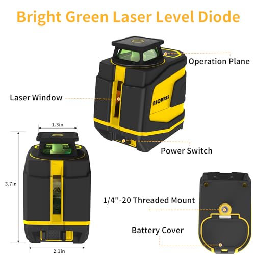 Green Cross Line Self-Leveling Laser with Tripod H547