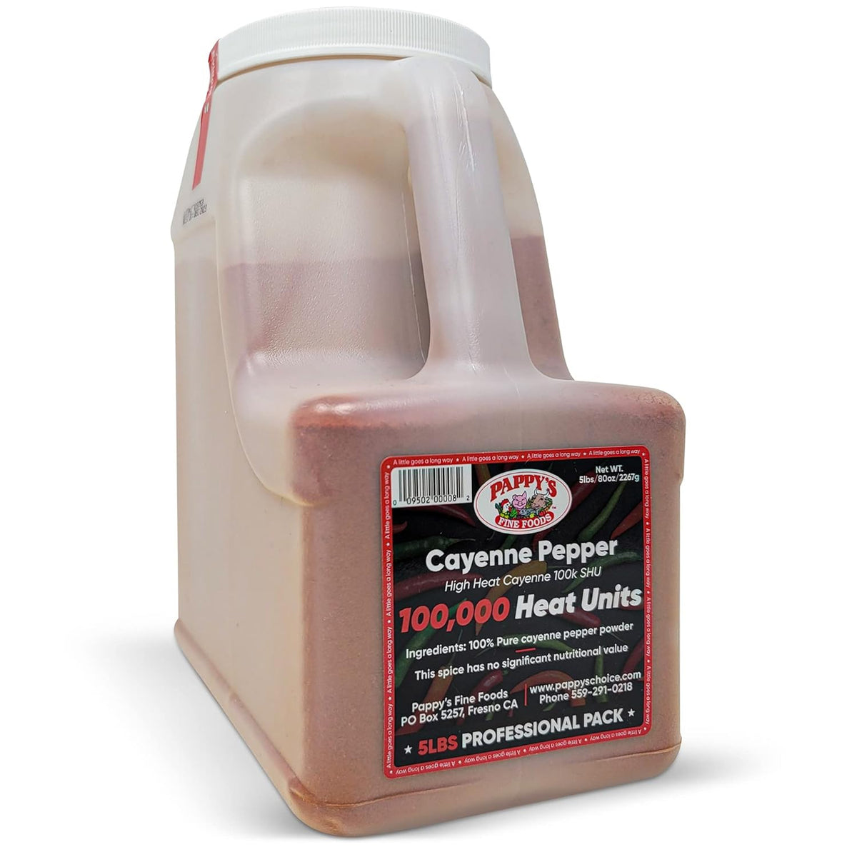 100,000 Heat Units 5lb Cayenne Pepper Powder L931