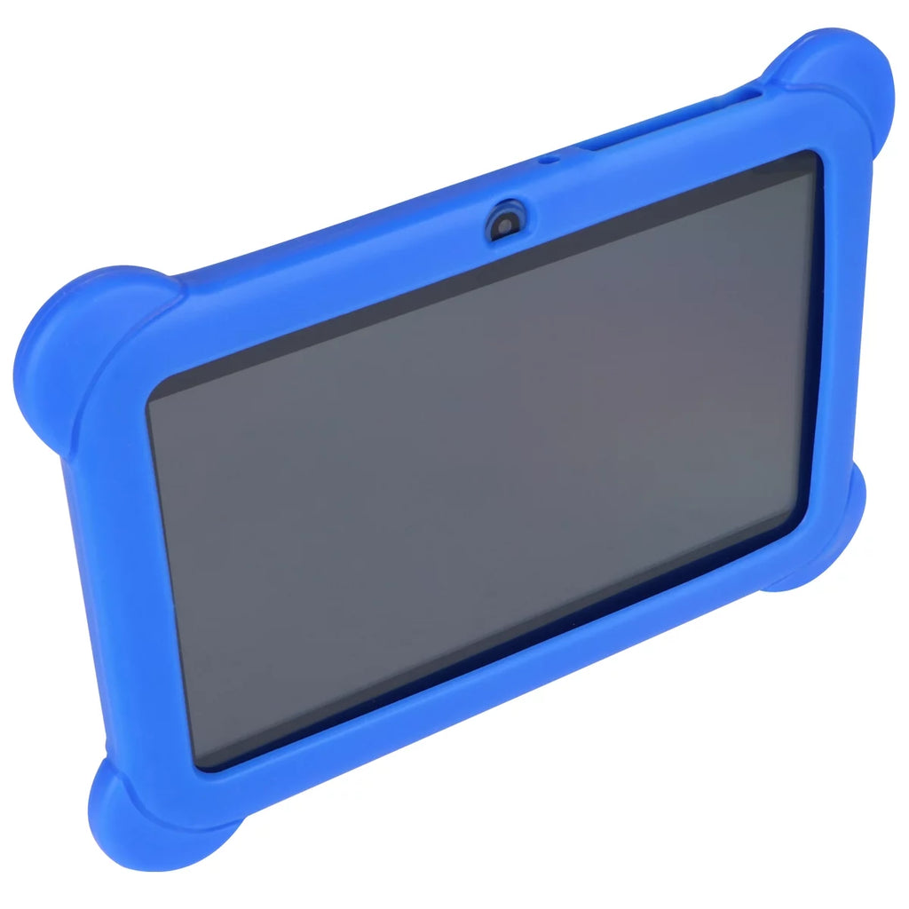 Kids Safe 7" Quad-Core Tablet 512M+8GB WIFI Dual Cameras Kid-Proof Case (Blue) Y668