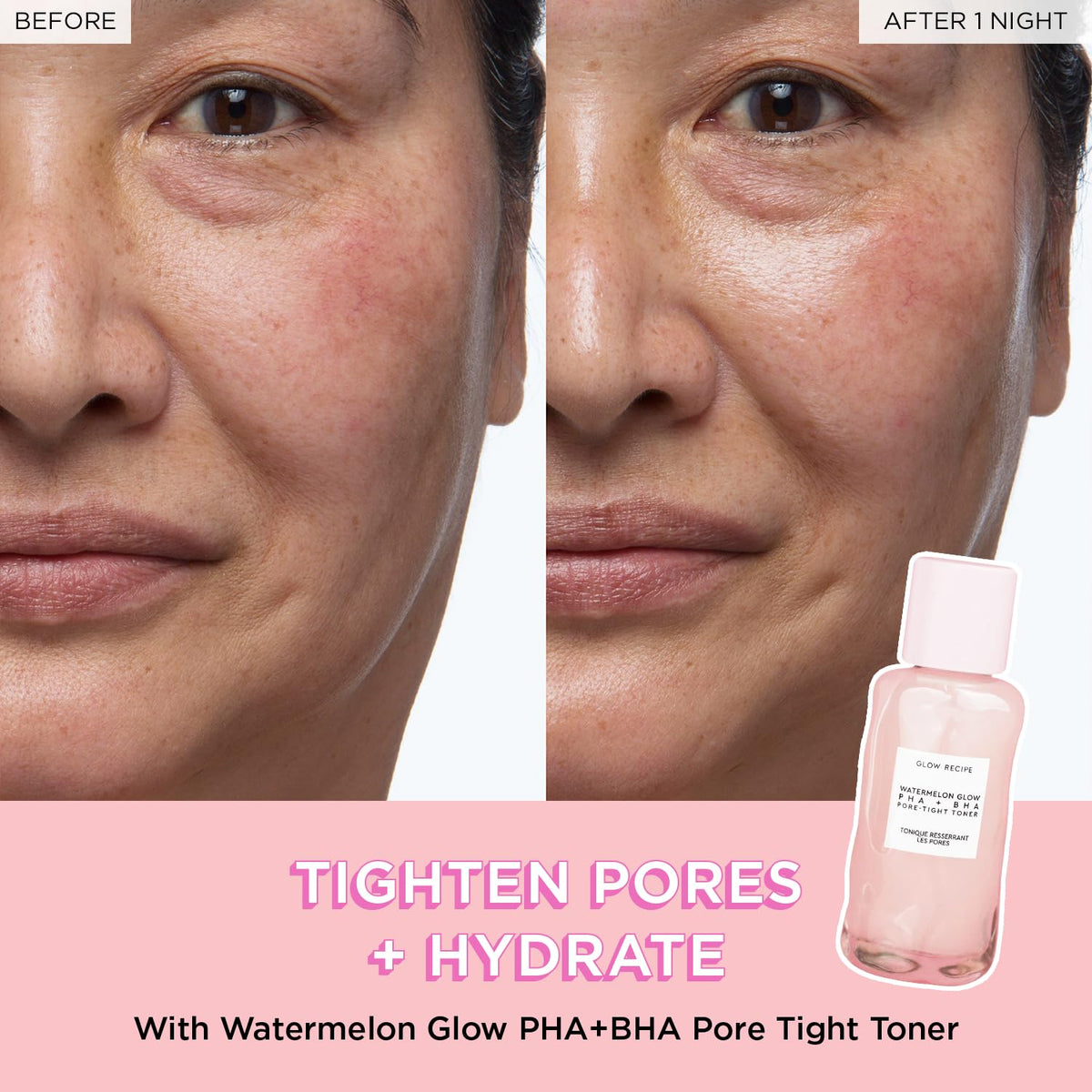 Watermelon PHA + BHA Facial Pore Toner (40 ml) + Niacinamide Dew Drops Brightening Serum (40 ml) + AHA Anti Aging Sleeping Mask (60 ml) X876304