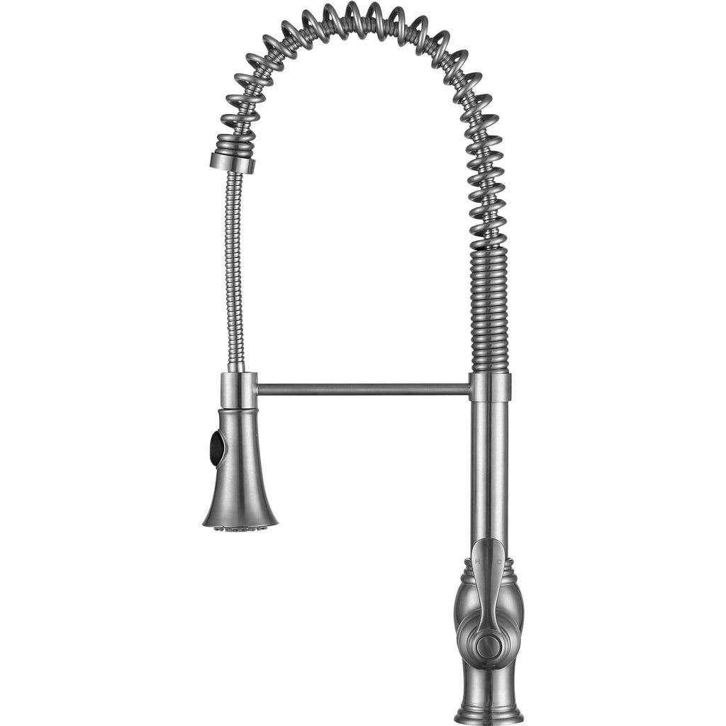 Brushed Nickel Single Handle Kitchen Faucet K300