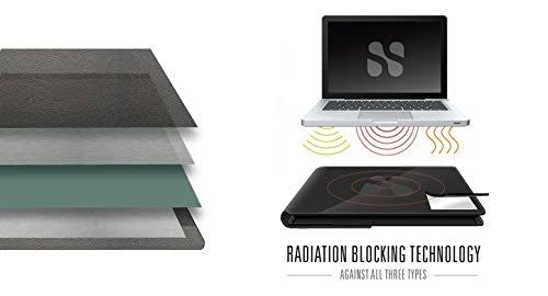 Black Laptop Lap Desk with Mouse Pad and Case M469682