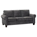 Dark Gray Microfiber Sofa P5534