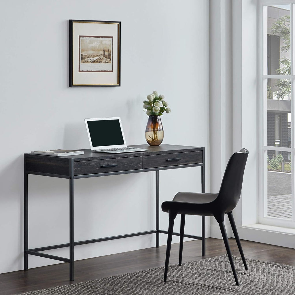 Brown Mahogany Writing Desk with 2 Drawers S560228