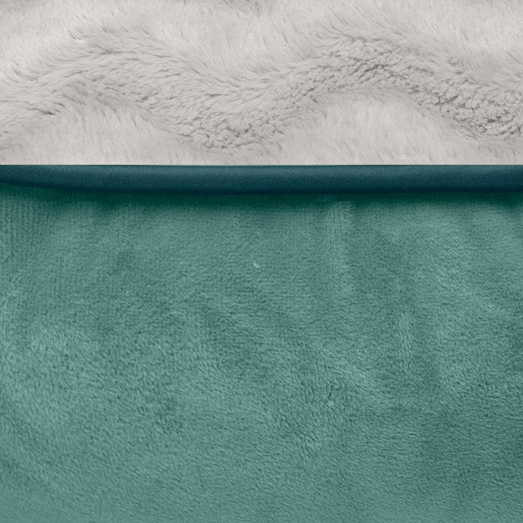Celadon Green Velvet Sofa Dog Bed M921