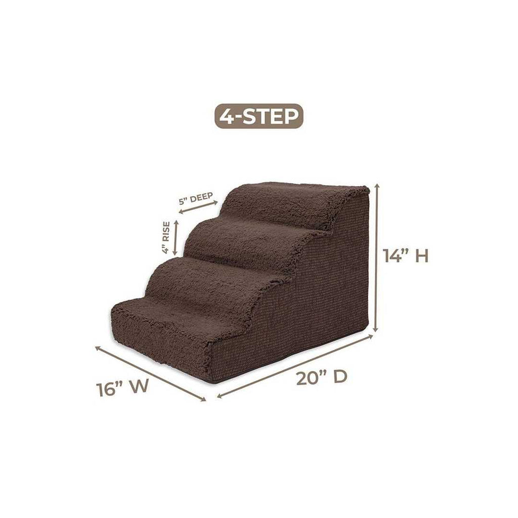 High Density Foam Scalloped Sherpa Top 4 Steps R734
