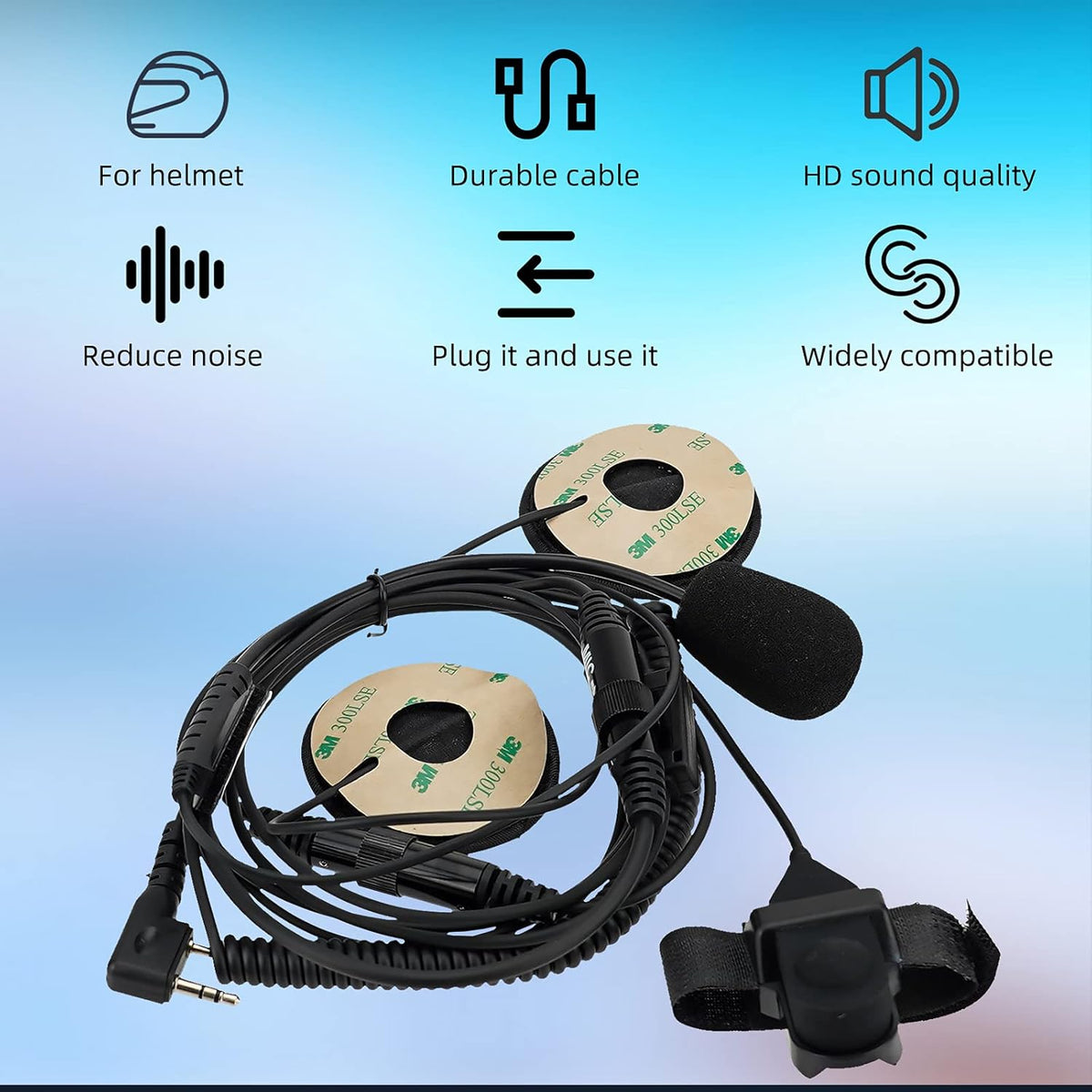 Ham Radio Dual Band Radio Bundle with Two Way Radio Headset D456