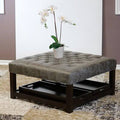 34x22 Tufted Storage Ottoman N305