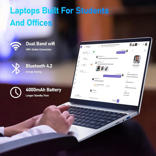 14.1 inch 1080P FHD Laptop Computer with 8GB DDR4 256GB SSD Quad-Core Intel Celeron J4105 G217879