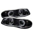 Black LED Halo Projector Headlights F327103