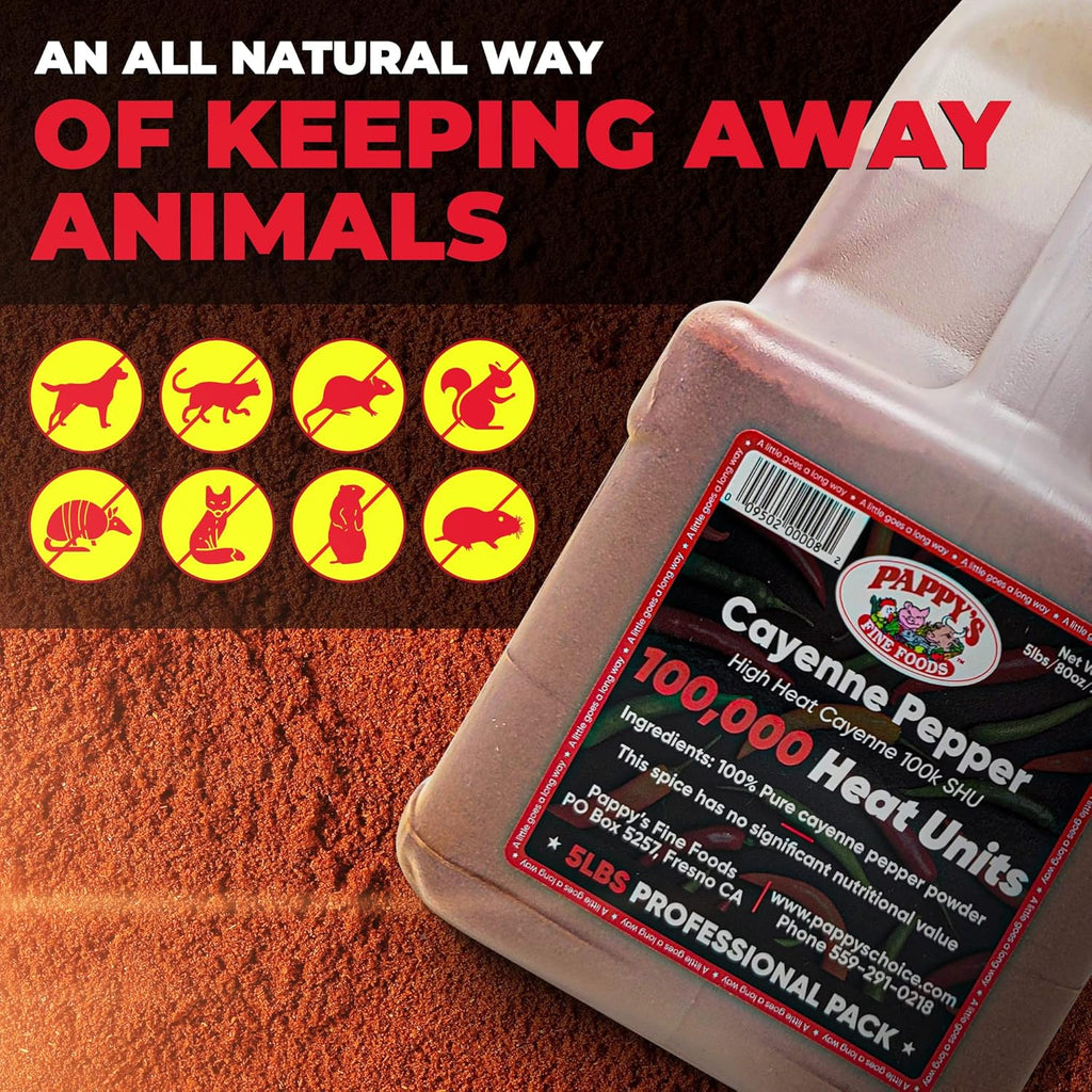 100,000 Heat Units 5lb Cayenne Pepper Powder L931