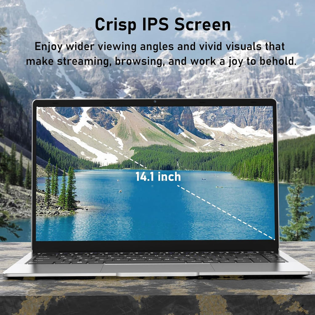 14.1 inch 1080P FHD Laptop Computer with 8GB DDR4 256GB SSD Quad-Core Intel Celeron J4105 G217879