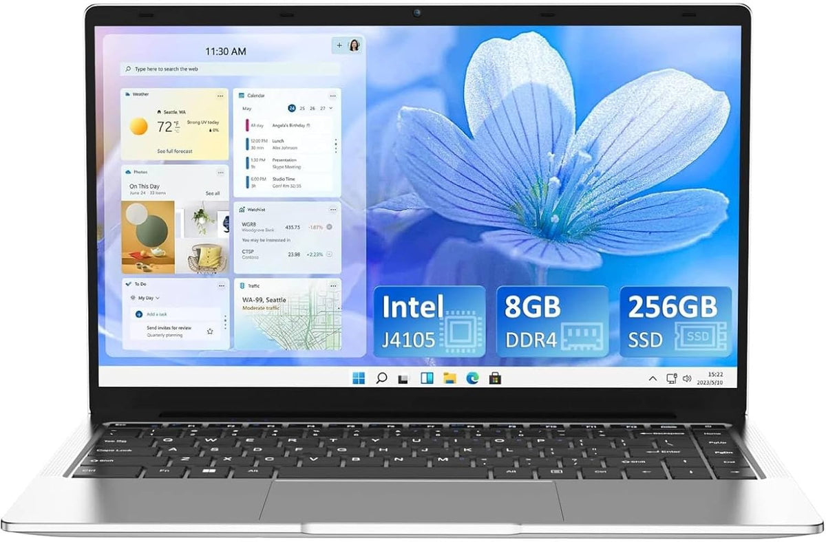 14.1 inch 1080P FHD Laptop Computer with 8GB DDR4 256GB SSD Quad-Core Intel Celeron J4105 G217879